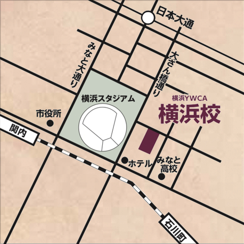 ワインスクール井上塾・横浜校地図